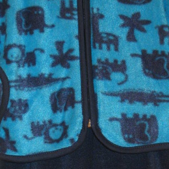 Hoodie Suit Two Piece Navy Blue Infant Boy or Girl 3 - 6 Months New - Picture 3 of 4